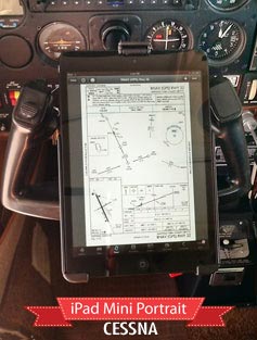 iPad Mini Yoke Mount for Cessna