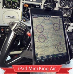 iPad Mini Yoke Mount for King Air